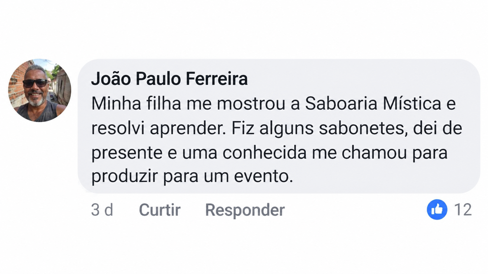 Comentário de aluna sobre o guia